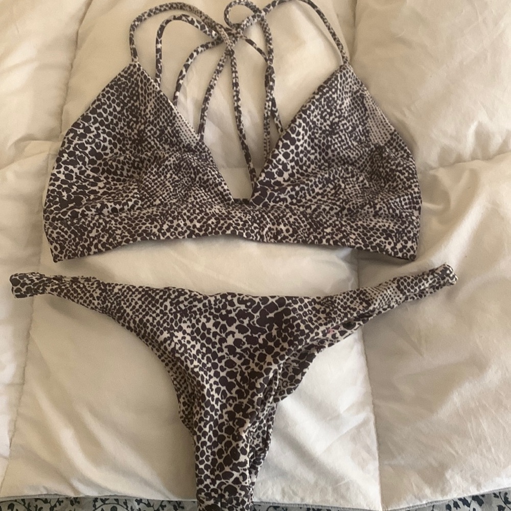 Acacia snake print bikini